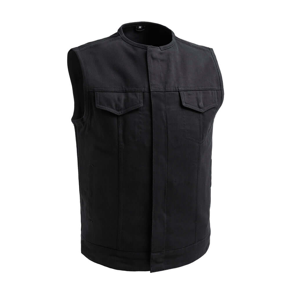 No Limit - Men's Motorcycle Twill Vest - Skootdog.com